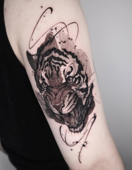 Best Custom Tiger Tattoo Toronto
