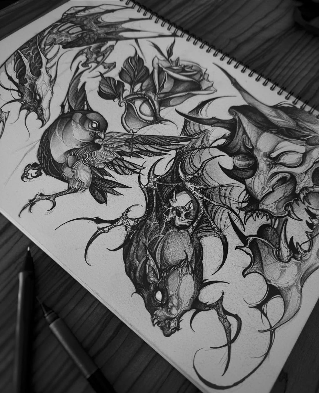 Best Blackwork Tattoo Design Toronto